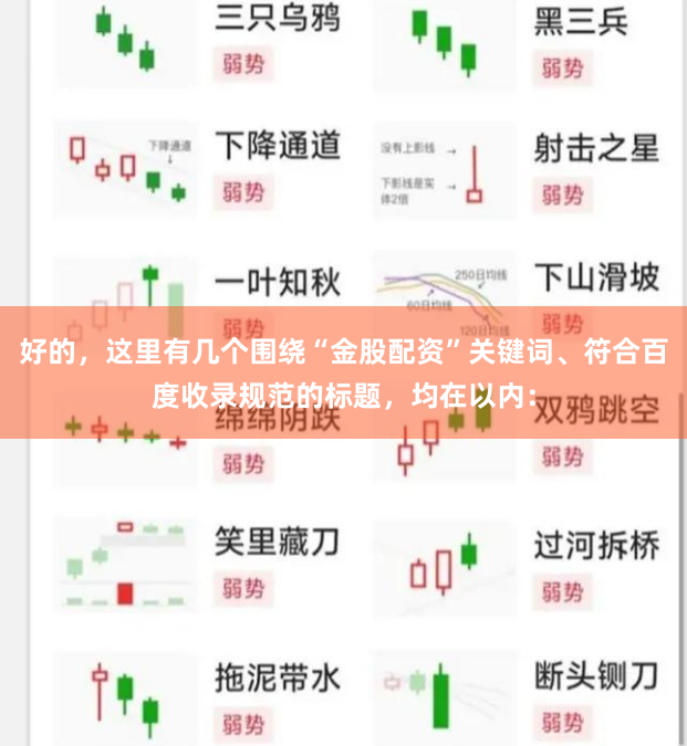 好的，这里有几个围绕“金股配资”关键词、符合百度收录规范的标题，均在以内：